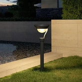 Lampadaire Solaire En Forme De Bol Gris Paysage - Clowas.fr